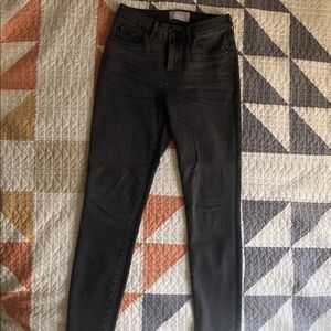 Everlane. Authentic stretch mid rise skinny jeans.